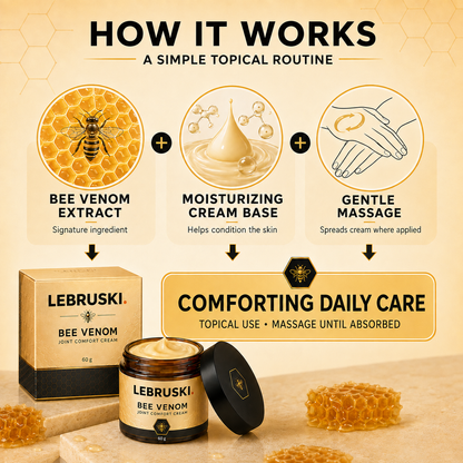 LEBRUSKI.™ BeeBetter Joint Cream