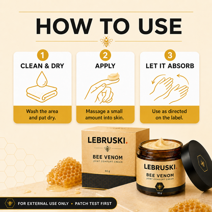 LEBRUSKI.™ BeeBetter Joint Cream