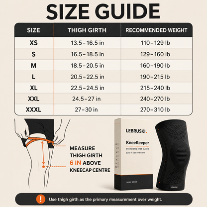 LEBRUSKI.™ Rodillera Keeper