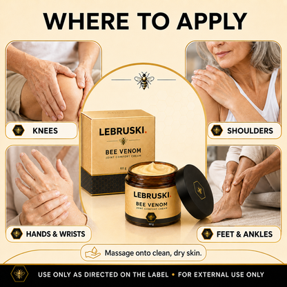 LEBRUSKI.™ BeeBetter Joint Cream